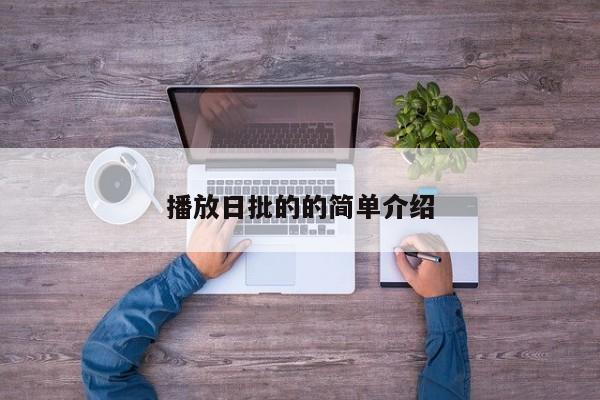 播放日批的的简单介绍