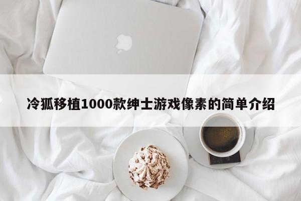冷狐移植1000款绅士游戏像素的简单介绍