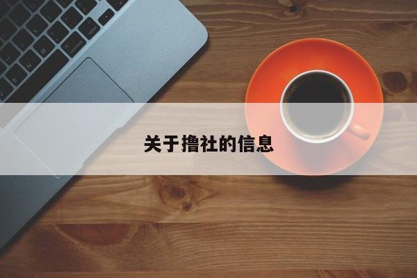 关于撸社的信息